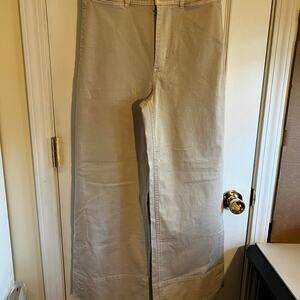 Everlane wide leg pants in tan Size 2
